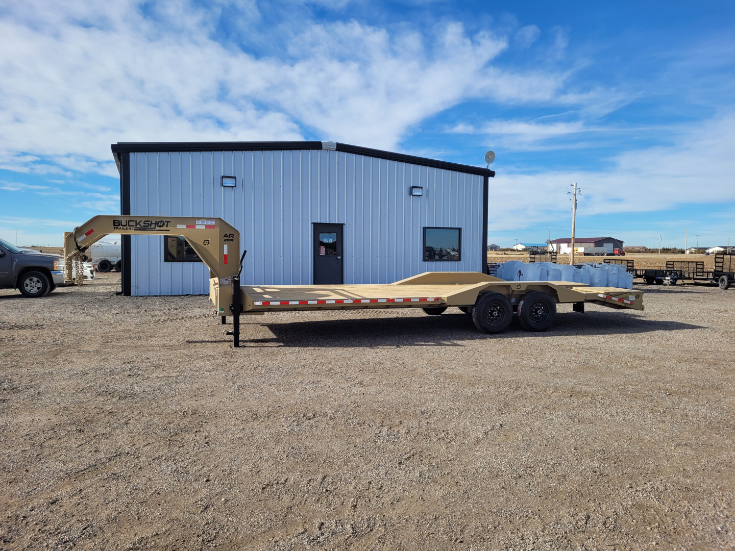 New 2026 Buckshot 102"x26' Gooseneck Equipment/Car Trailer