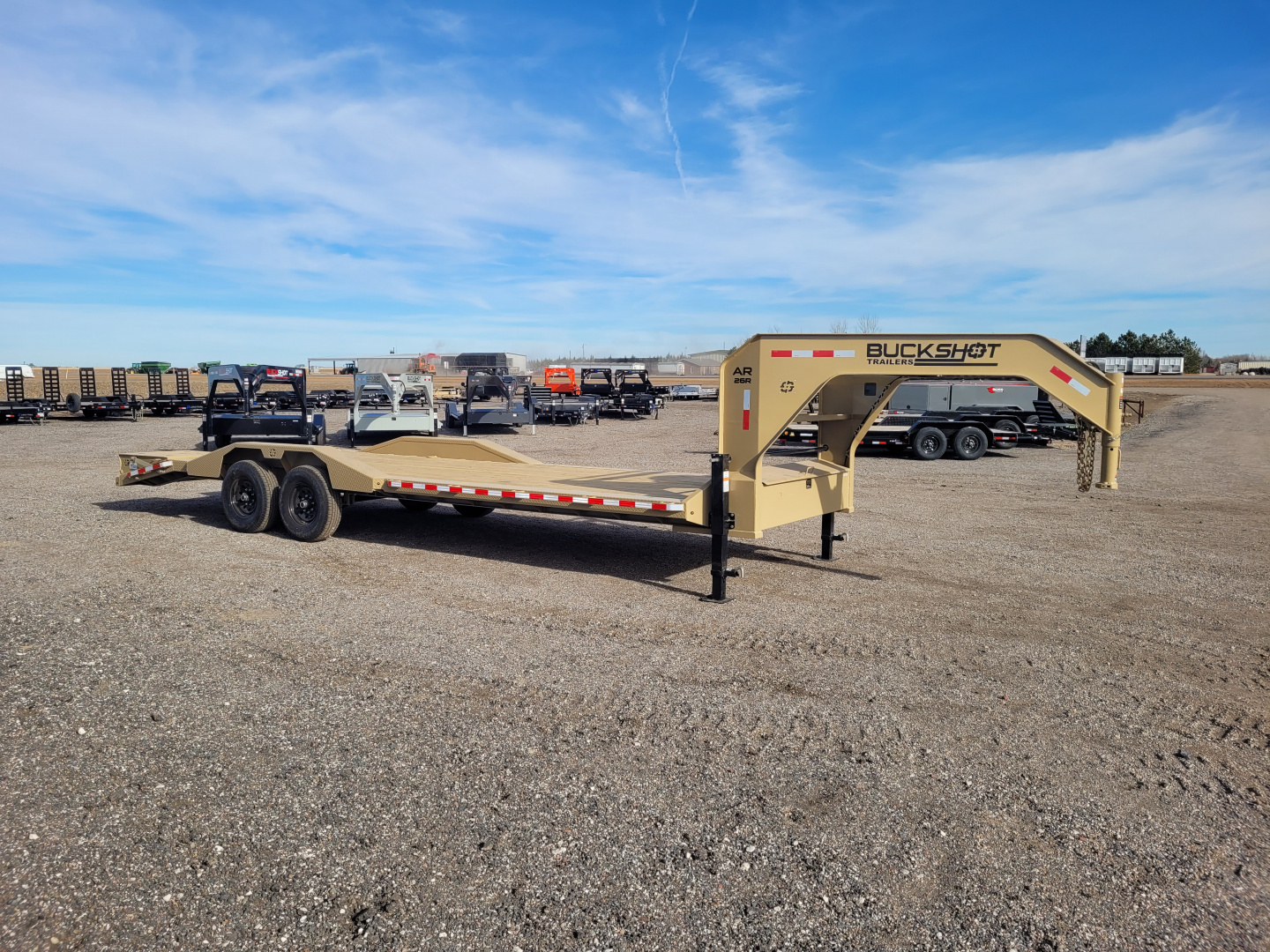 New 2026 Buckshot 102"x26' Gooseneck Equipment/Car Trailer
