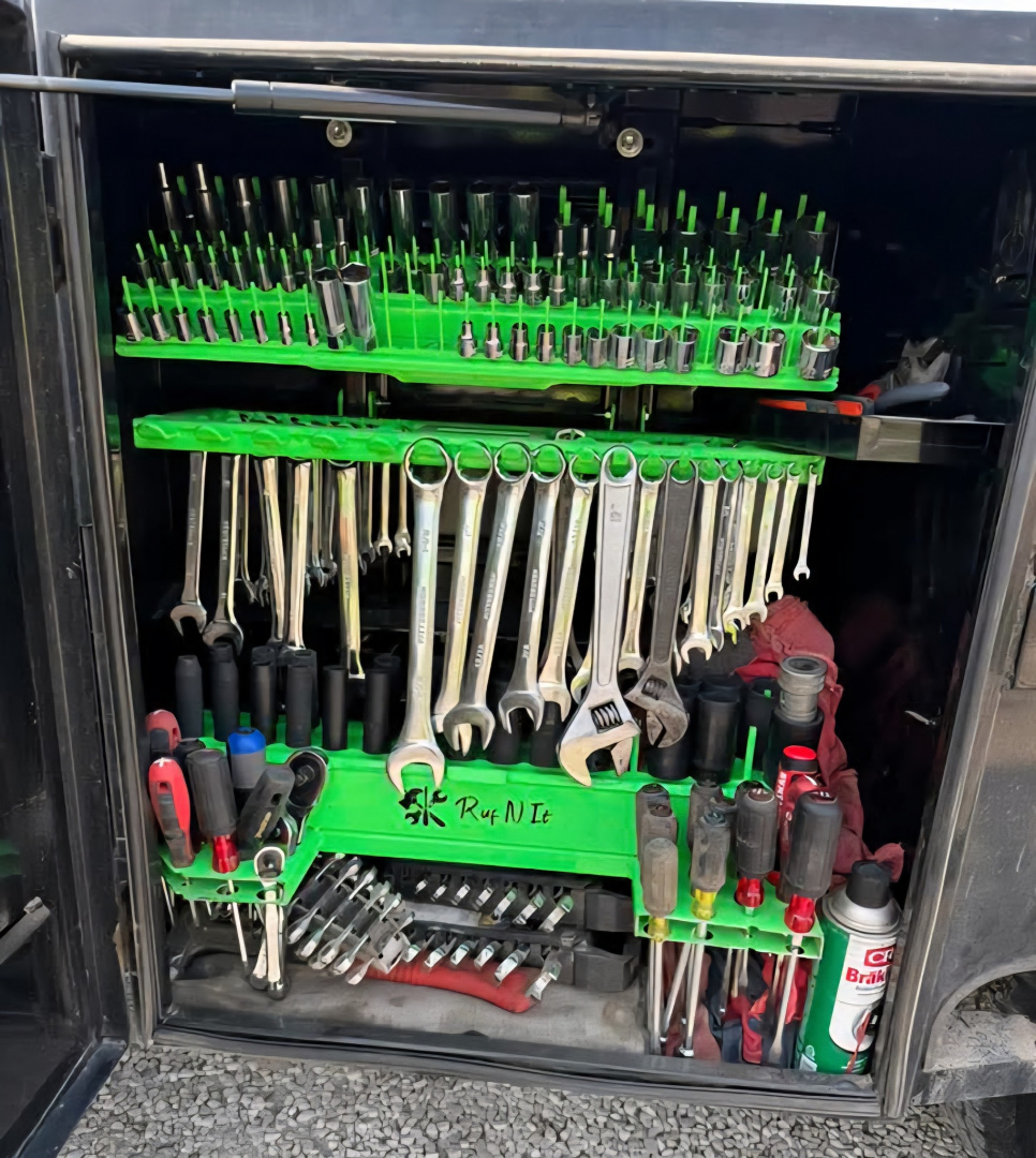New Ruf-N-It Tool Organizer for Truck Beds