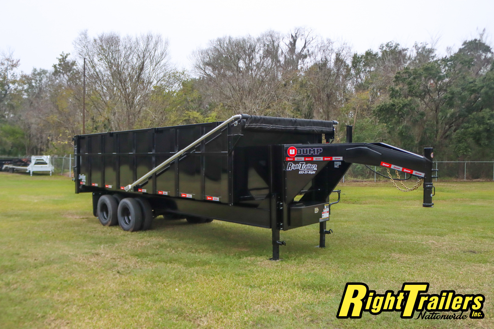 New 2026 8X20 U-DUMP GOOSENECK DUMP TRAILER