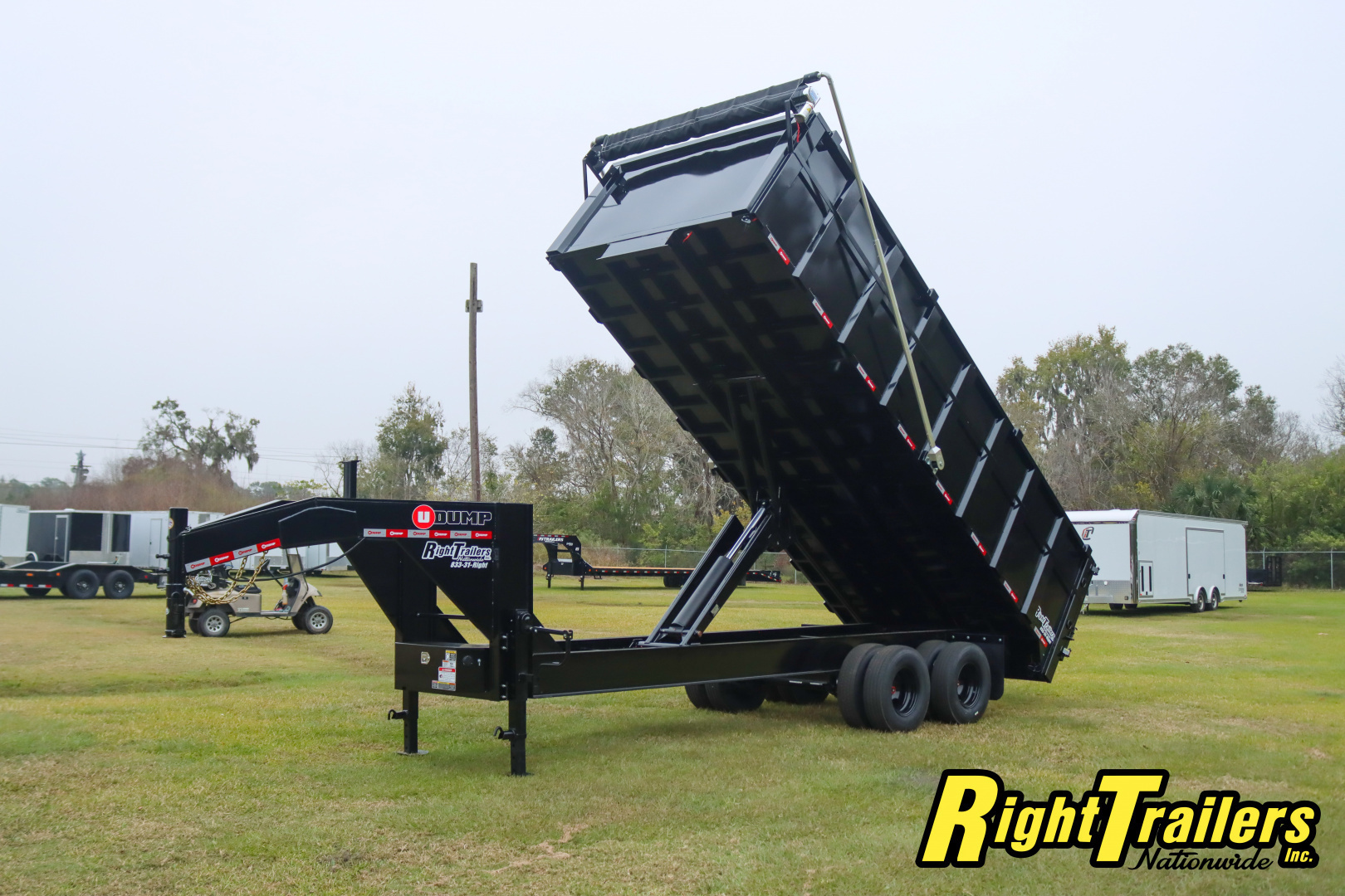 New 2026 8X20 U-DUMP GOOSENECK DUMP TRAILER