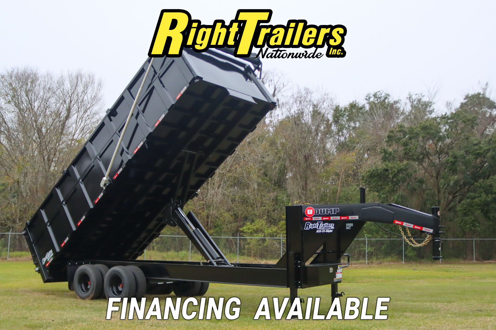 New 2026 8X20 U-DUMP GOOSENECK DUMP TRAILER