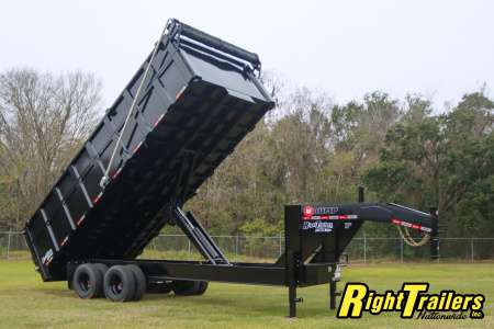 New 2025 8X20 U-DUMP GOOSENECK DUMP TRAILER