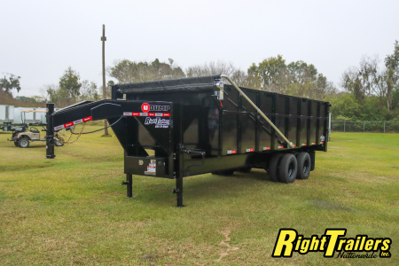 New 2025 8X20 U-DUMP GOOSENECK DUMP TRAILER