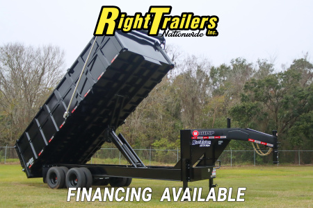 New 2025 8X20 U-DUMP GOOSENECK DUMP TRAILER