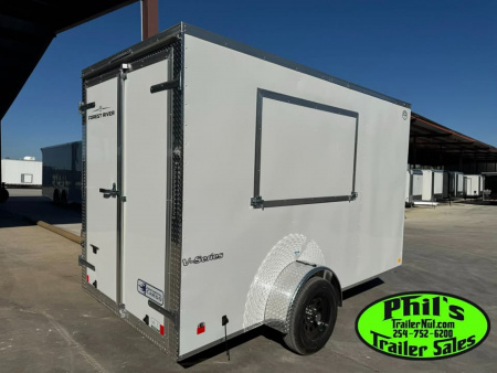 New 2026 Continental Cargo 6X12 CONCESSION TRAILER VENDING DOOR TRAILER