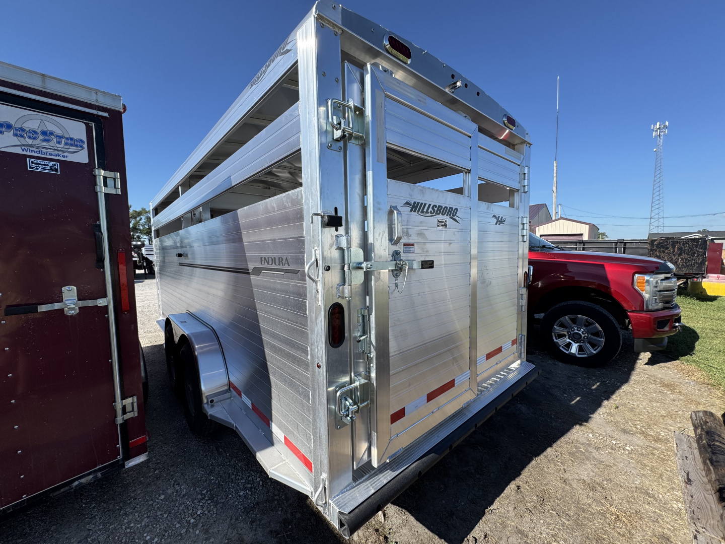 New 2025 Hillsboro ES7-18-68 Stock / Stock Combo Trailer