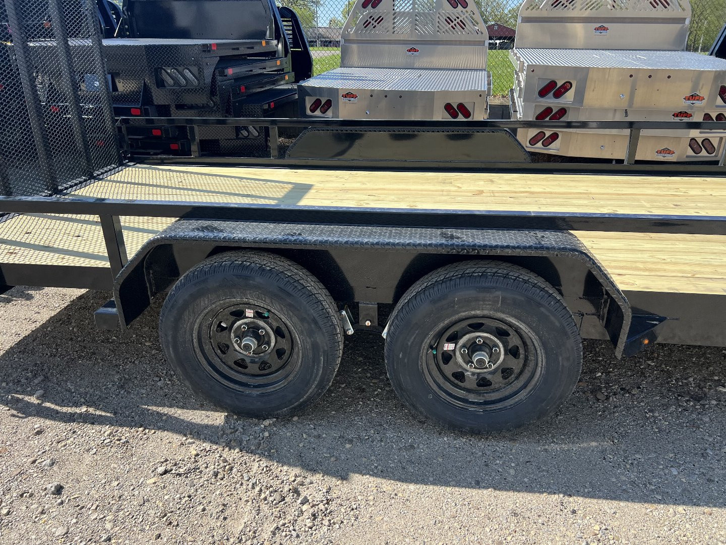 New 2026 Sure-Trac 7X18 TUBE TOP 7K Utility Trailer