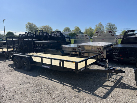 New 2026 Sure-Trac 7X18 TUBE TOP 7K Utility Trailer