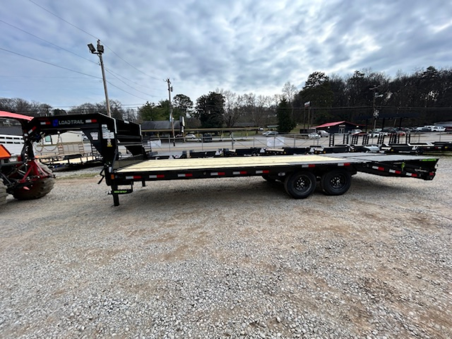 New 2026 Load Trail 102x25 14k w/raised neck Equipment Trailer