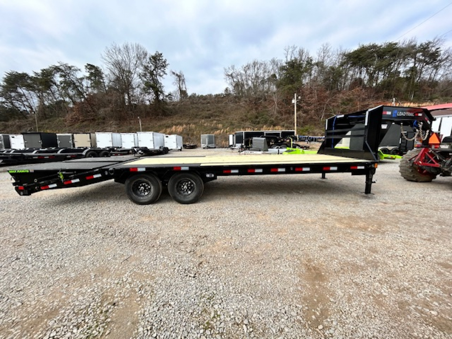 New 2026 Load Trail 102x25 14k w/raised neck Equipment Trailer