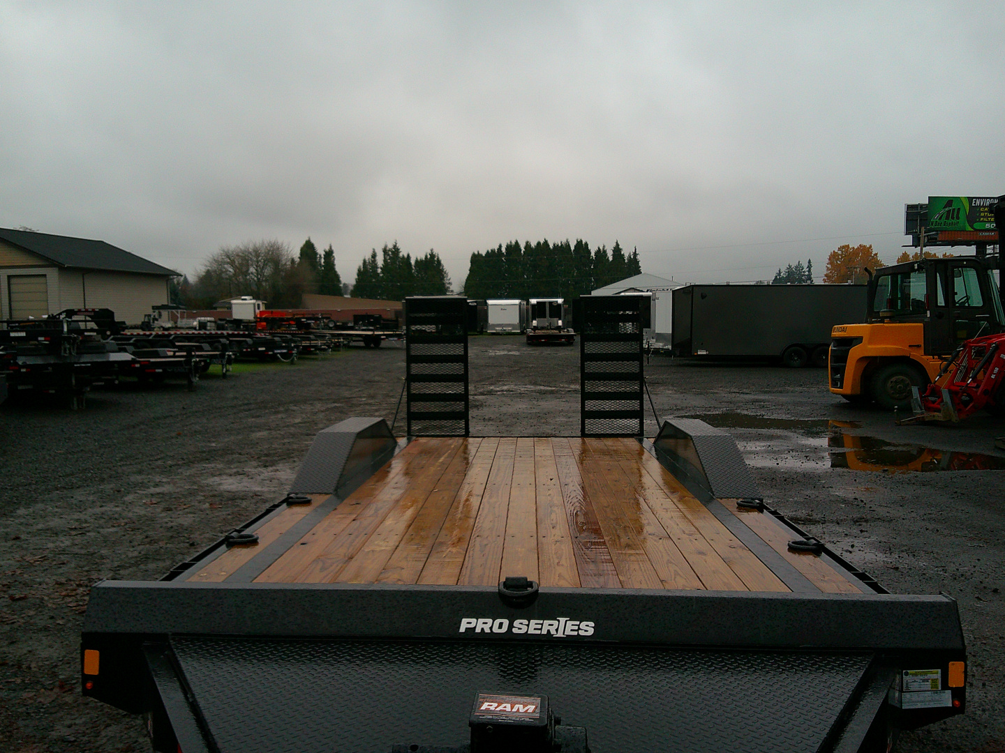 New 2026 Sure-Trac 17.6 GVWR D/O fender Equipment Trailer