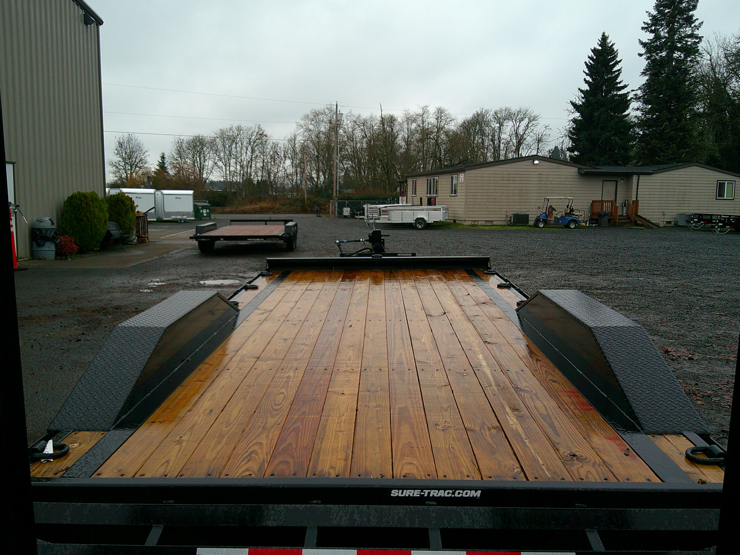 New 2026 Sure-Trac 17.6 GVWR D/O fender Equipment Trailer