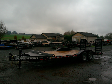 New 2026 Sure-Trac 17.6 GVWR D/O fender Equipment Trailer