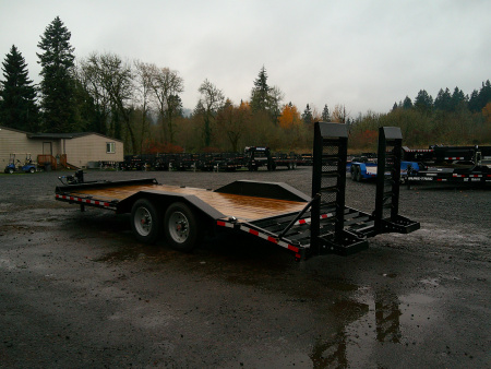 New 2026 Sure-Trac 17.6 GVWR D/O fender Equipment Trailer