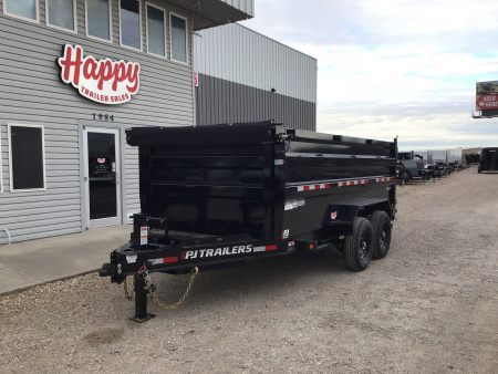2026 PJ 83"x14' BP Tandem Axle Low Pro High Side Dump w/ 48" Sides – DM