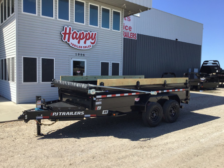 2026 PJ 83"x14' BP Tandem Axle Low Pro Dump w/ 24" Sides - DV