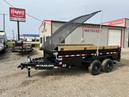 2026 PJ 83"x14' BP Tandem Axle Low Pro Dump w/ 24" Sides - DV