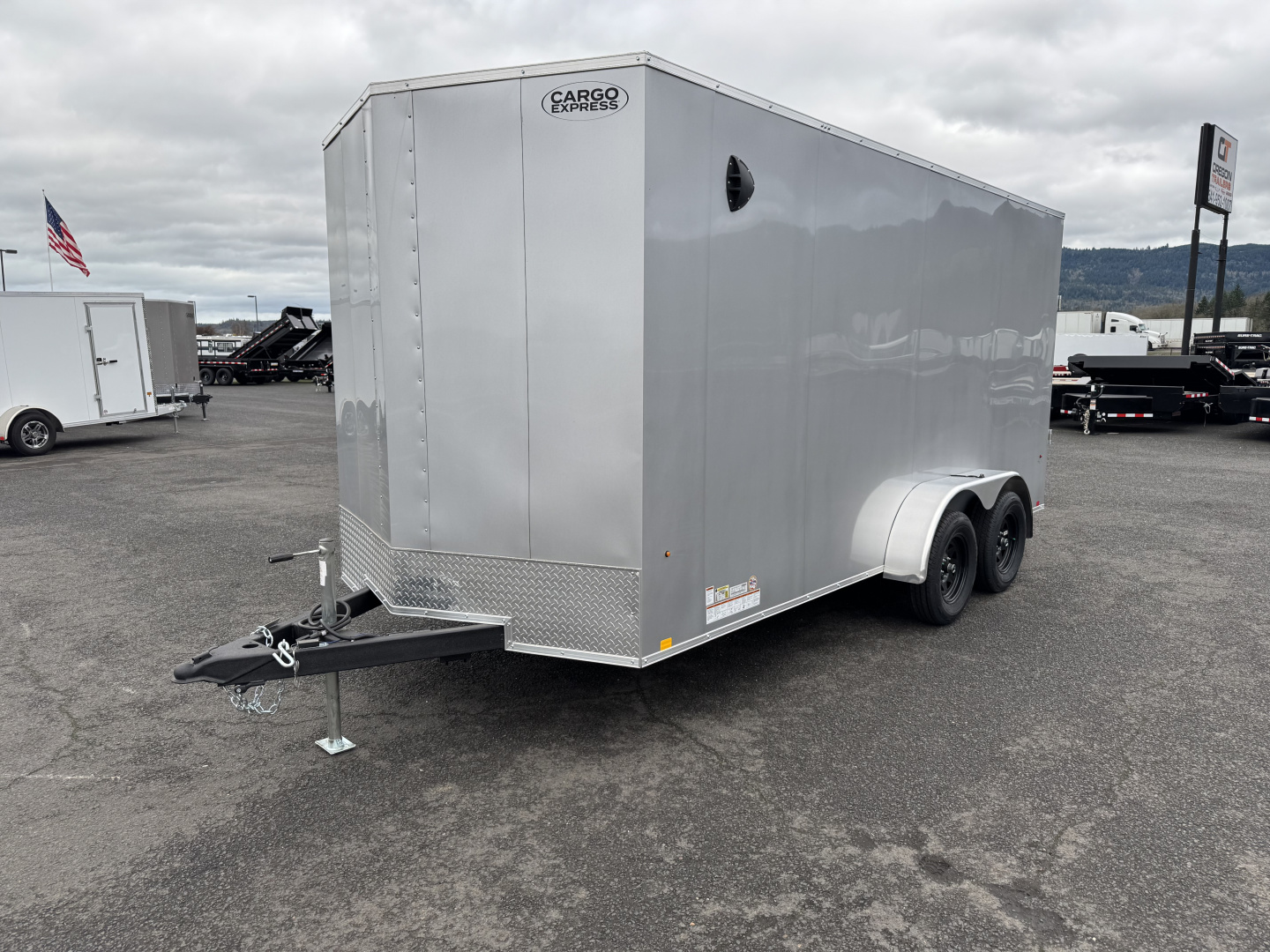 New 2026 Cargo Express 7x16 Enclosed Trailer +6" Height 7k GVWR