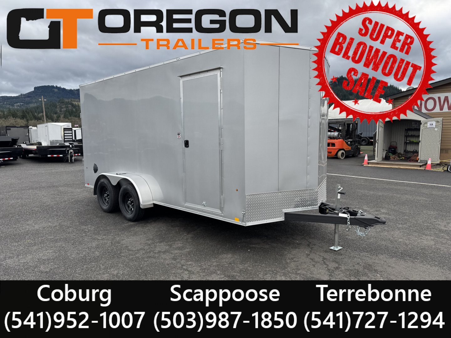 New 2026 Cargo Express 7x16 Enclosed Trailer +6  Height 7k GVWR