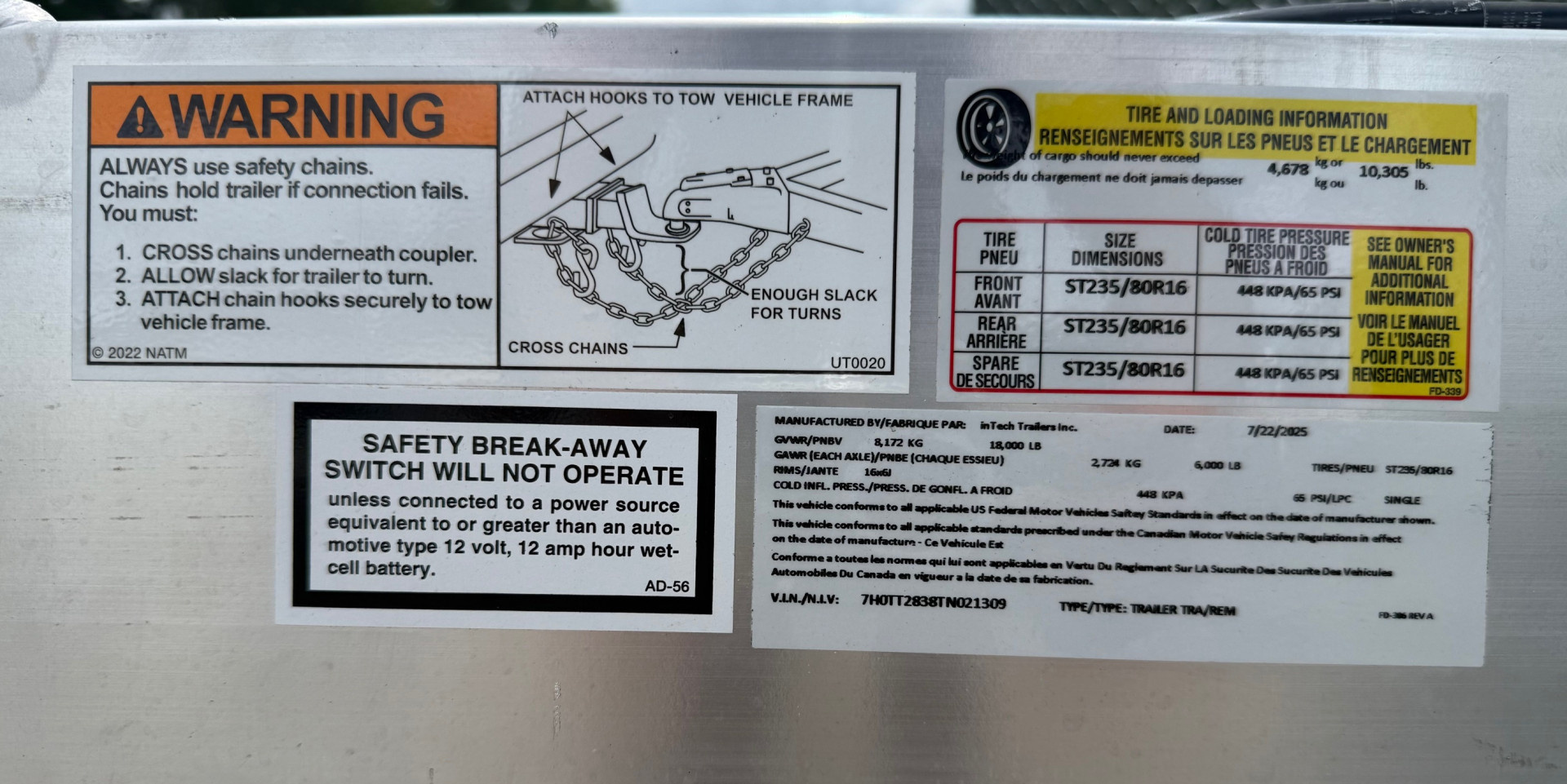 New 2026 inTech Trailers 8.5 x 28 Stacker