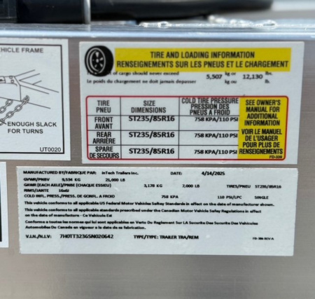 New 2025 inTech Trailers 8.5x32 Stacker