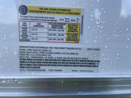 New 2025 TEAM SPIRIT LIMITED EDITION 8.5' X 30' STACKER