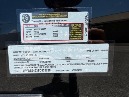 New 2026 Anvil 8.5x24 Cargo Trailer