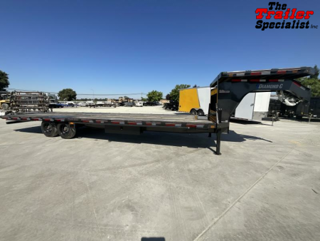 New 2024 Diamond C Trailers DET208L30X102GN Flatbed Trailer