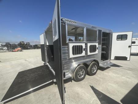 New 2025 Cimarron Trailers NS2B-RTG-K Horse Trailer