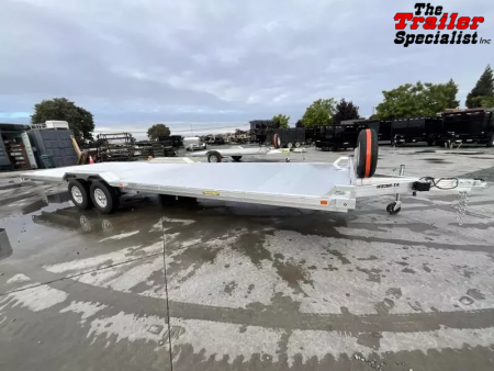 New 2026 Aluma WB28H-TA-EL-DOF-R-RR Utility Trailer