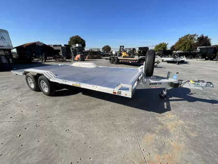 New 2026 Aluma WB18H-TA-EL-DOF-R-RR Utility Trailer