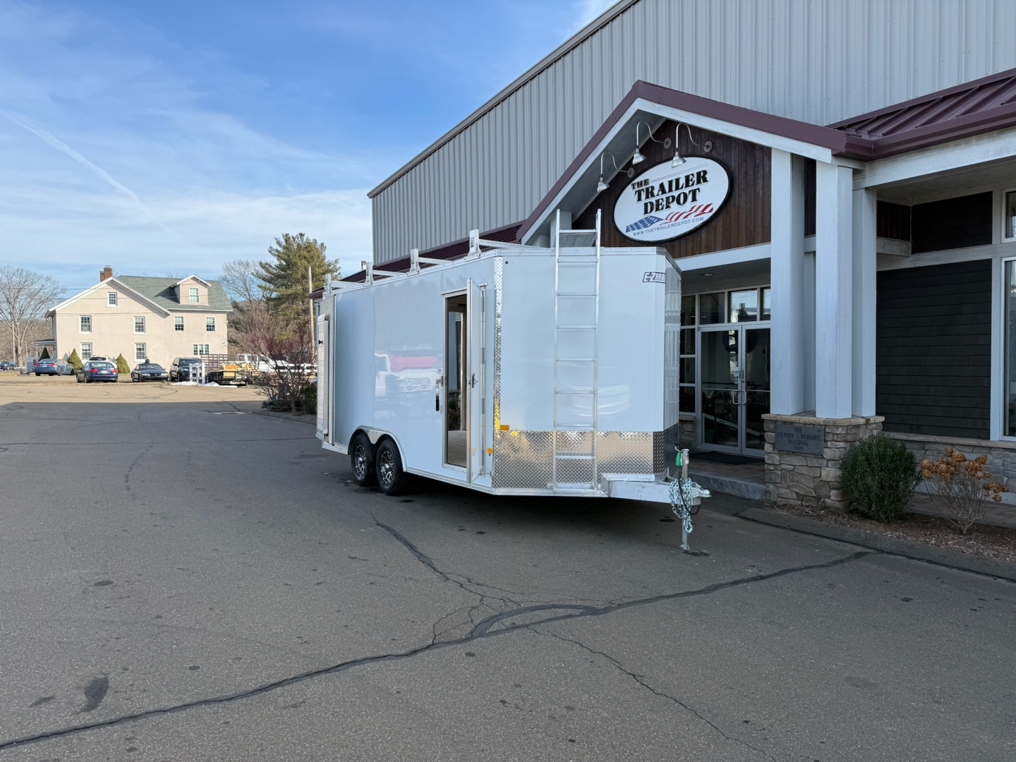 New EZ Hauler 8’6″ X 16′ ENCLOSED CONTRACTOR TRAILER 9.9K