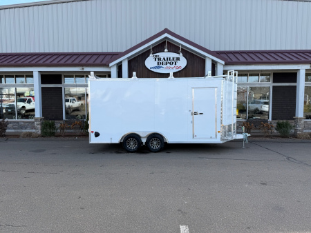 New EZ Hauler 8’6″ X 16′ ENCLOSED CONTRACTOR TRAILER 9.9K