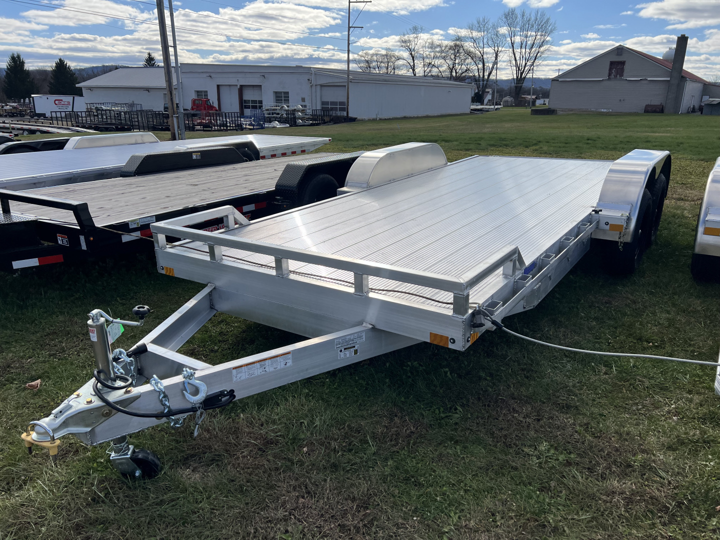 New 2026 Mission 7x18 10K Aluminum Deck Car Hauler