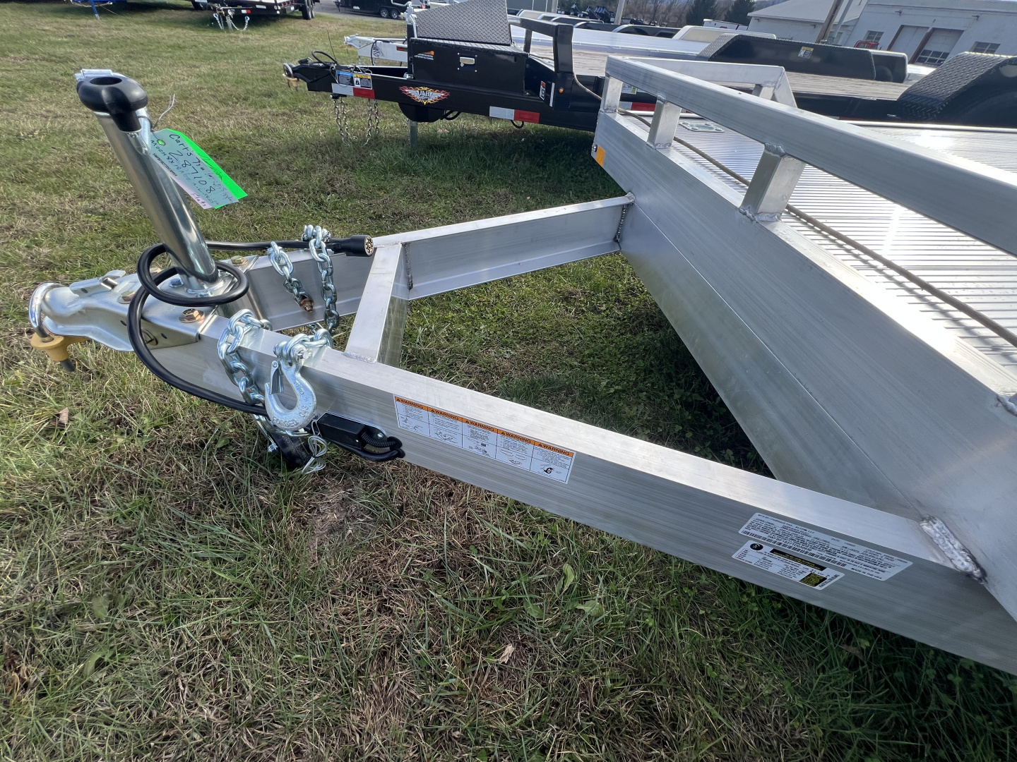 New 2026 Mission 7x18 10K Aluminum Deck Car Hauler