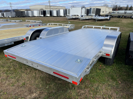 New 2026 Mission 7x18 10K Aluminum Deck Car Hauler