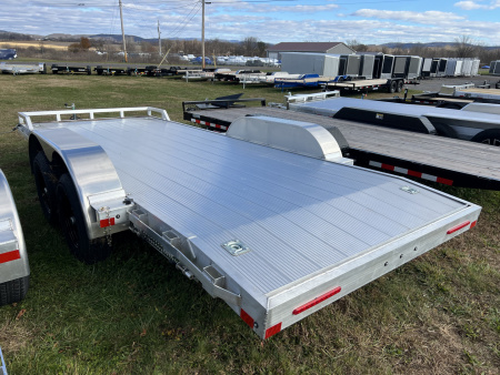 New 2026 Mission 7x18 10K Aluminum Deck Car Hauler