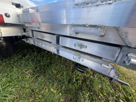 New 2026 Mission 7x18 10K Aluminum Deck Car Hauler