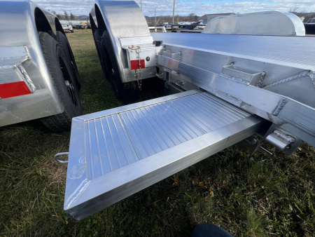 New 2026 Mission 7x18 10K Aluminum Deck Car Hauler