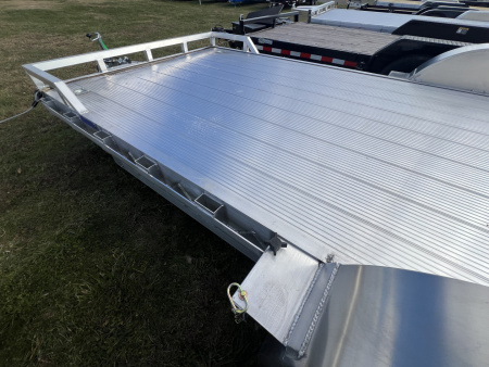 New 2026 Mission 7x18 10K Aluminum Deck Car Hauler