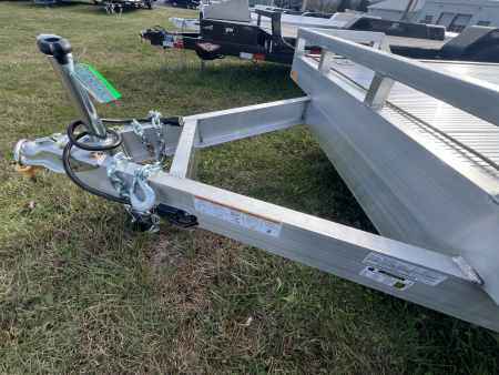 New 2026 Mission 7x18 10K Aluminum Deck Car Hauler