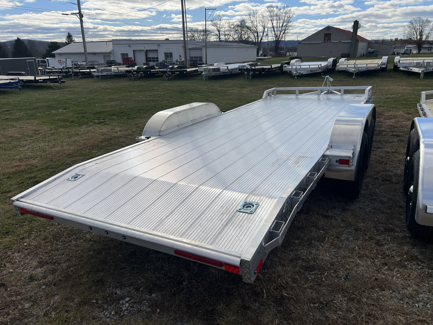 New 2026 Mission 7x20 10K Aluminum Deck Car Hauler