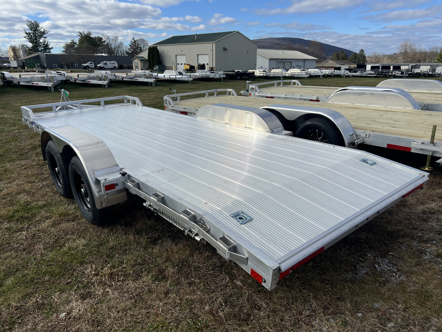 New 2026 Mission 7x20 10K Aluminum Deck Car Hauler