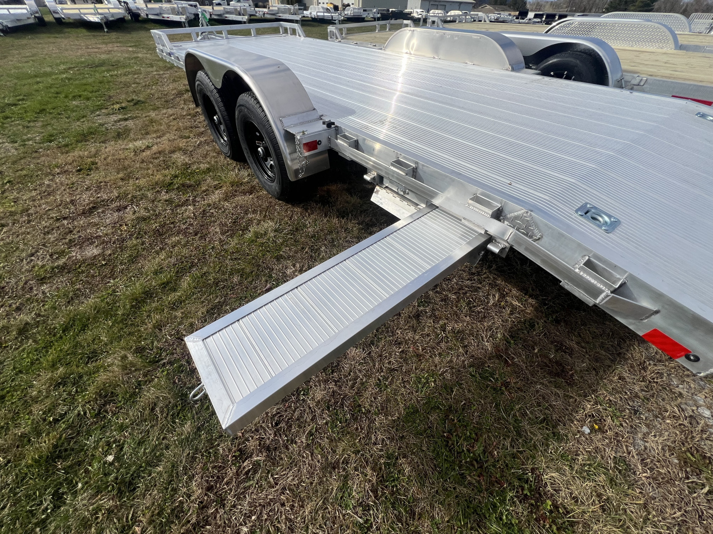 New 2026 Mission 7x20 10K Aluminum Deck Car Hauler