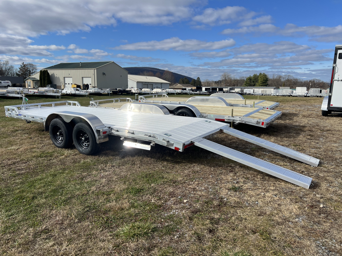 New 2026 Mission 7x20 10K Aluminum Deck Car Hauler