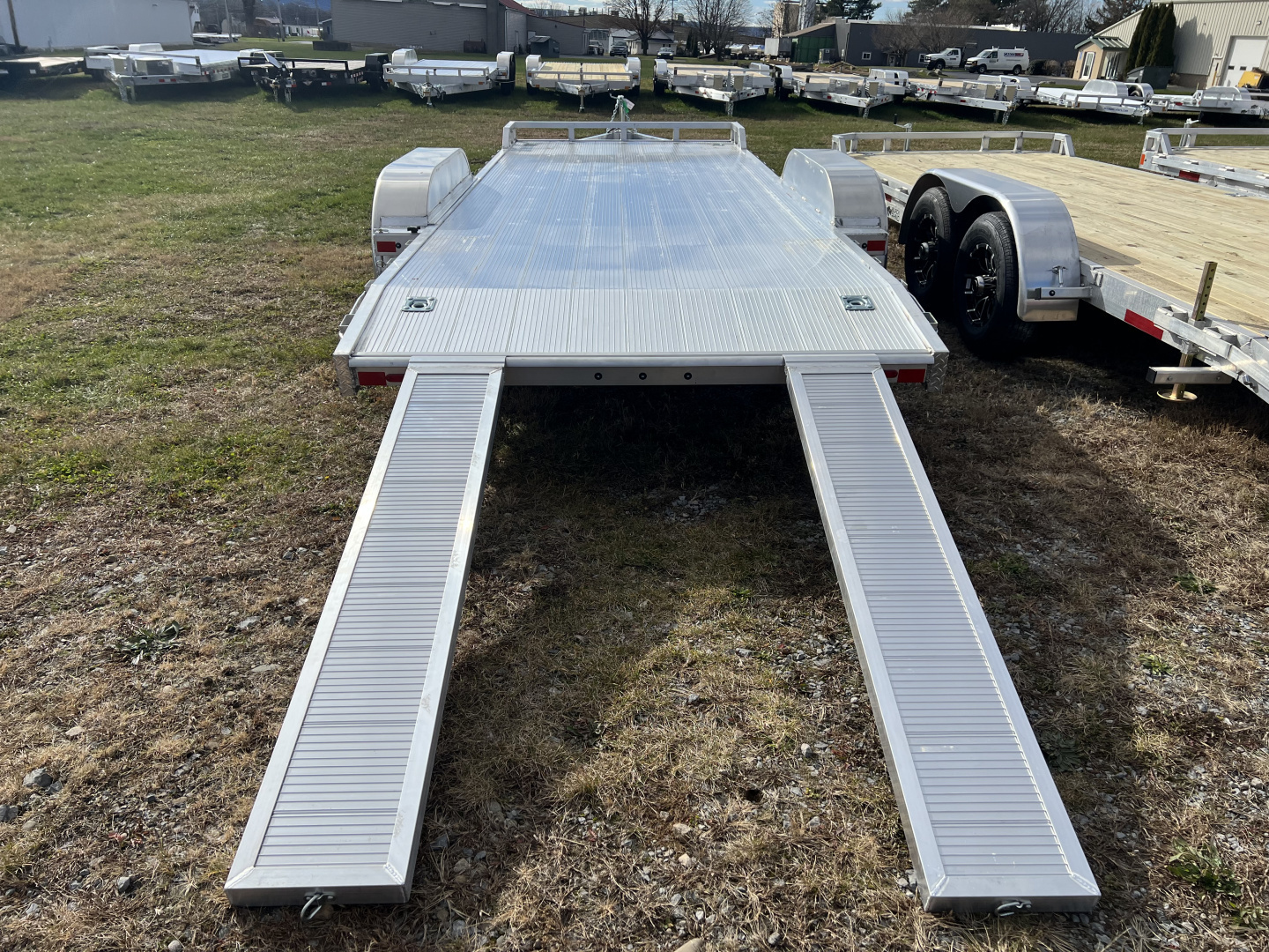 New 2026 Mission 7x20 10K Aluminum Deck Car Hauler