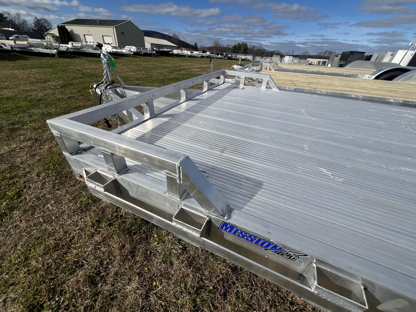 New 2026 Mission 7x20 10K Aluminum Deck Car Hauler