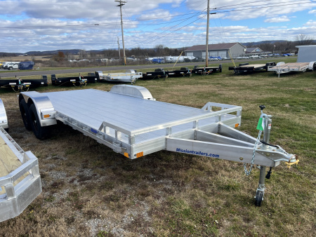 New 2026 Mission 7x20 10K Aluminum Deck Car Hauler