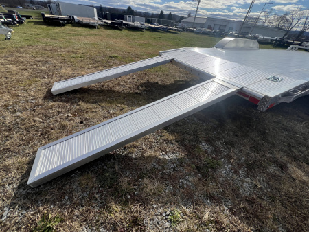 New 2026 Mission 7x20 10K Aluminum Deck Car Hauler